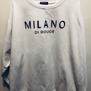 White Milano Di Rouge Pullover
